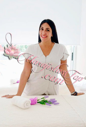 Ximena Masajista en Nordelta. Técnicas descontracturantes, relajantes, energizantes y sedativos en todo el cuerpo. Reflexología. Atención en mi consultorio con privacidad y protocolo de seguridad e higiene. Ambiente climatizado totalmente exclusivo. La sesión es sobre camilla. Servicio de ducha. Atención ambos sexos. Reserva de turnos. Masajistas en Nordelta Buenos Aires Argentina Masajes Masajistas Top